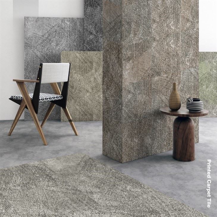 China PU Backing Printed Carpet Tile supplier