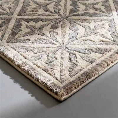 فرش دستی 80% پشم و 20% ویسکوز-پرزدار